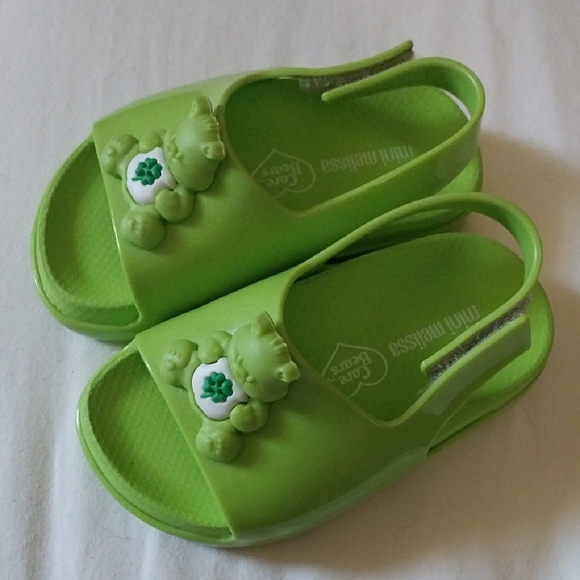 Mini Melissa Care Bears Gel Baby Sandals Size 6 NEW - Picture 1 of 7